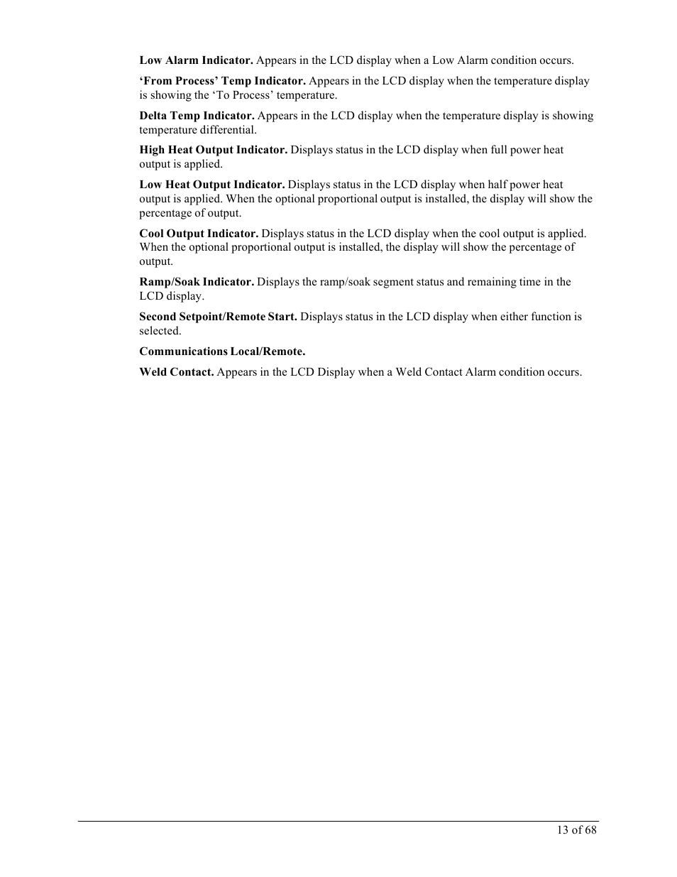 Sterlco M2B+ Controller User Manual | Page 13 / 68
