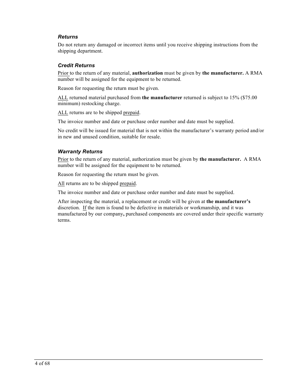 Sterlco M2B+ Controller User Manual | Page 4 / 68