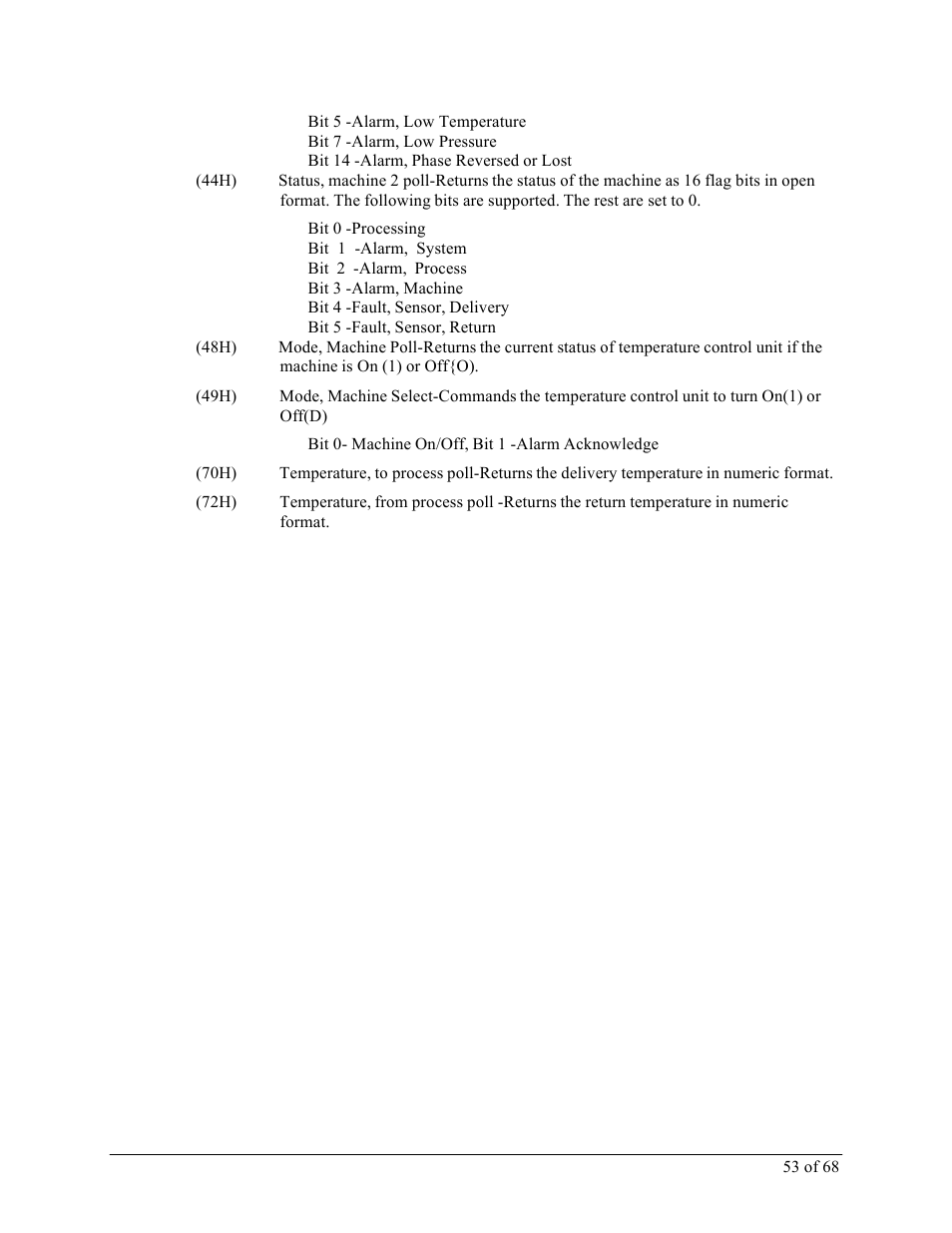 Sterlco M2B+ Controller User Manual | Page 53 / 68