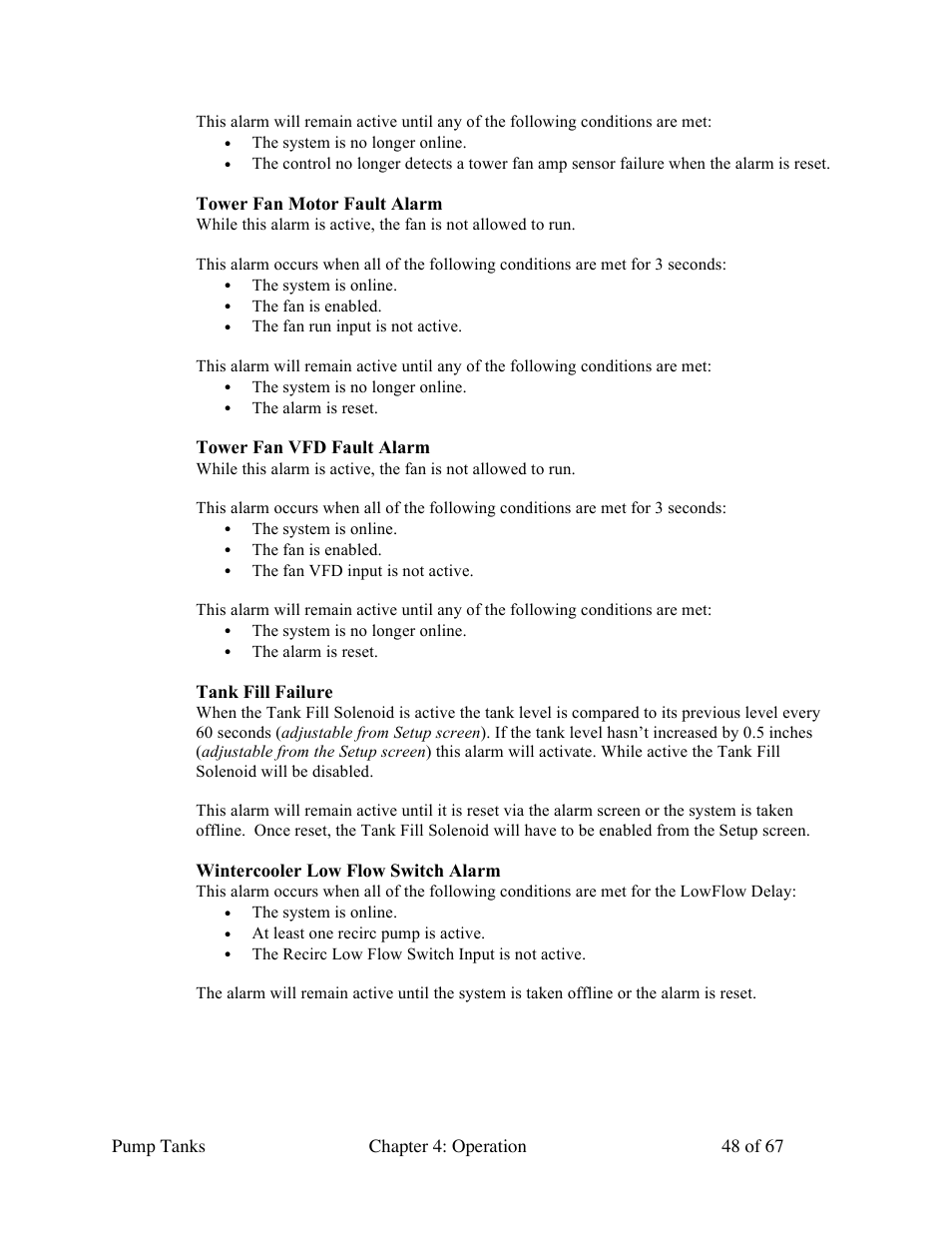 Sterlco 140 to 6,285 Gallon Pump Tanks User Manual | Page 48 / 67