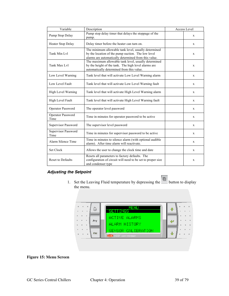 Sterlco GC Series Central Chiller User Manual | Page 39 / 79