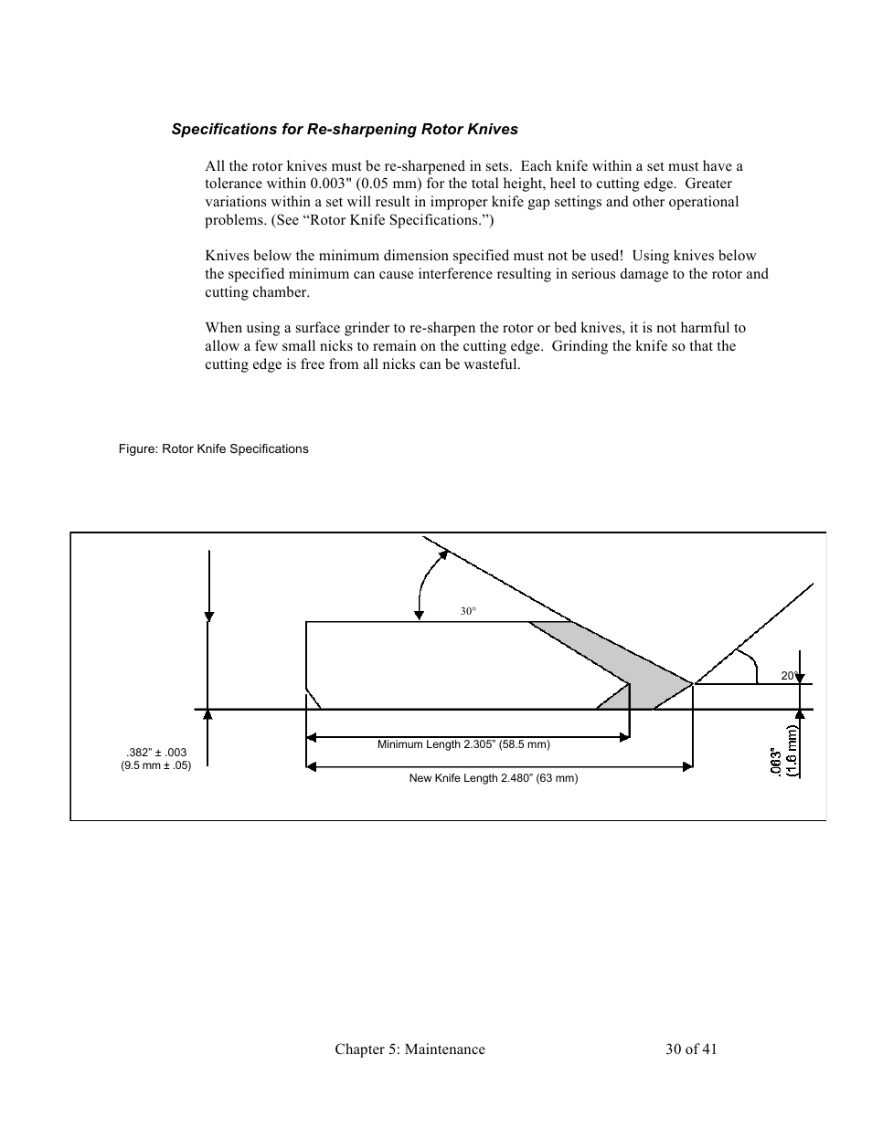 Sterlco BP800 Series Granulators User Manual | Page 30 / 41