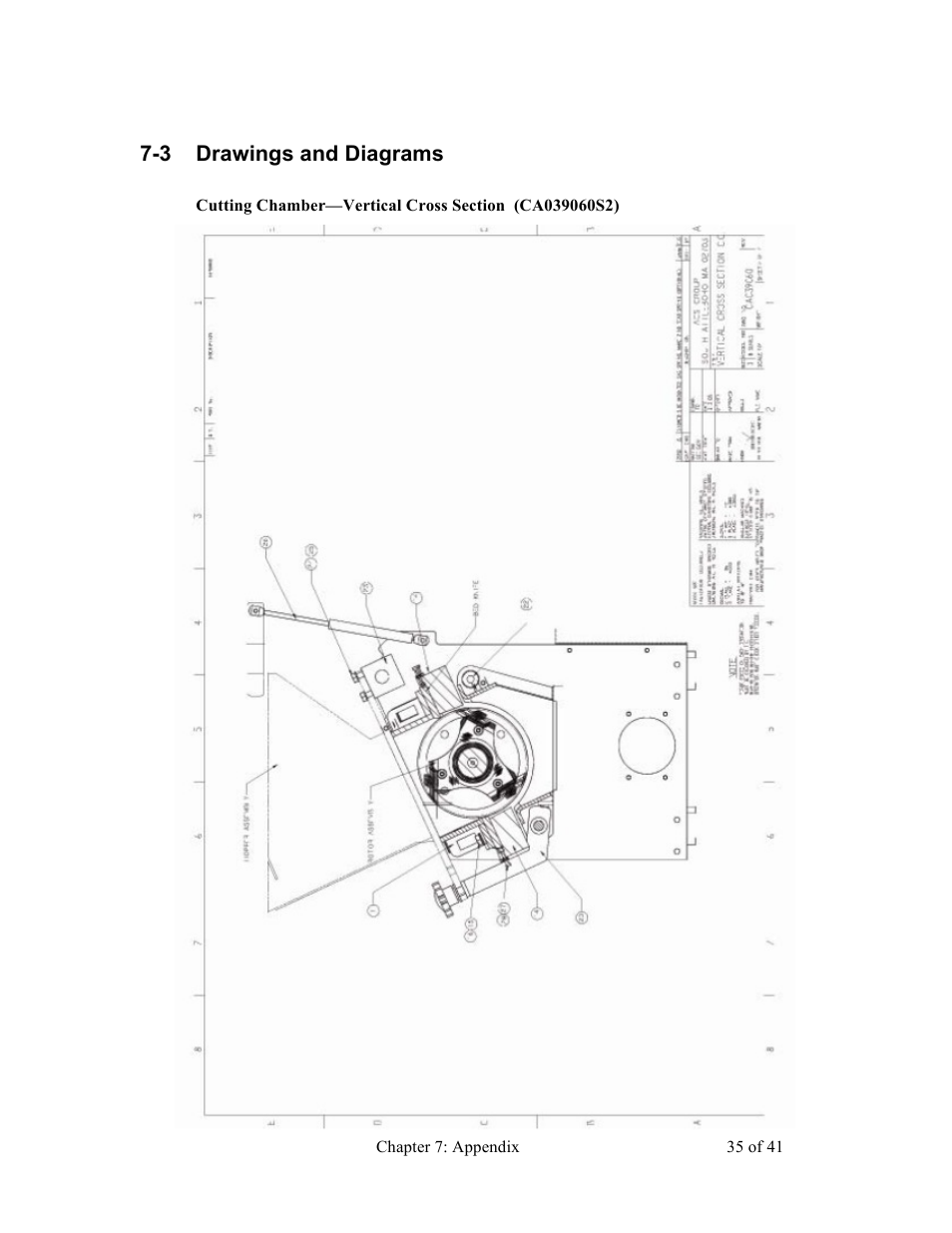 3 drawings and diagrams | Sterlco BP800 Series Granulators User Manual | Page 35 / 41