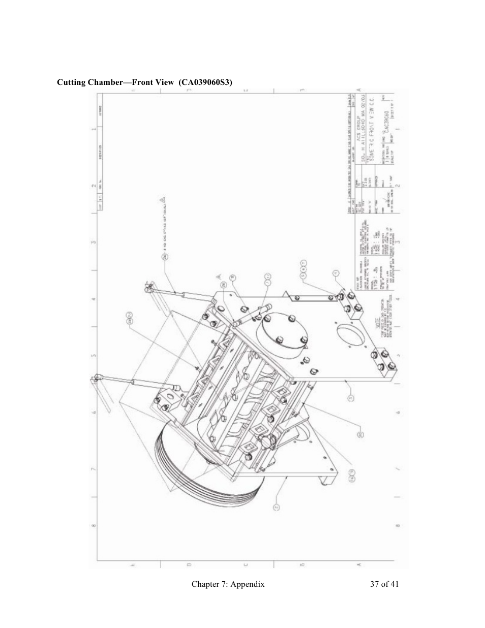 Sterlco BP800 Series Granulators User Manual | Page 37 / 41