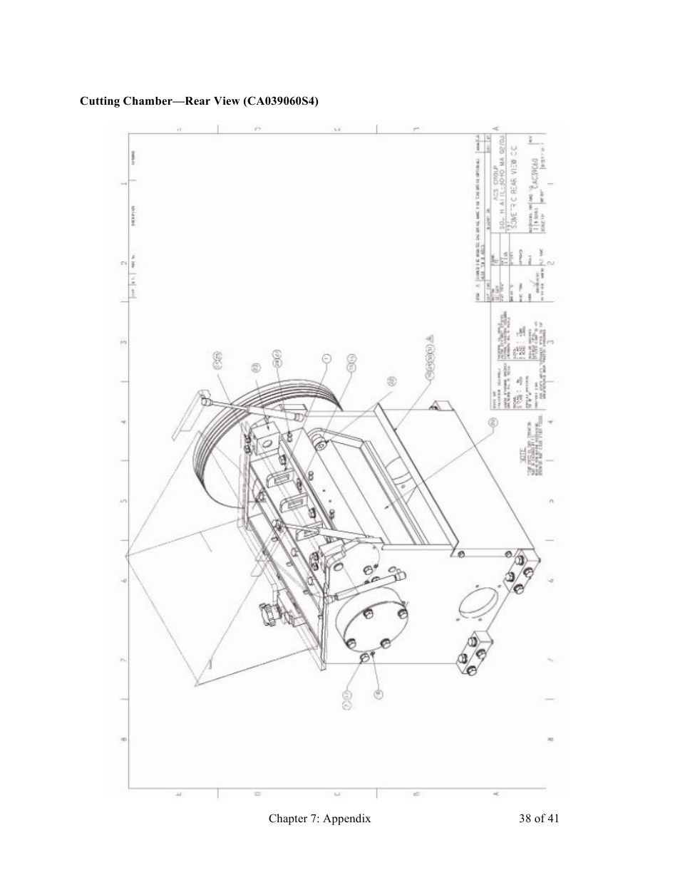 Sterlco BP800 Series Granulators User Manual | Page 38 / 41