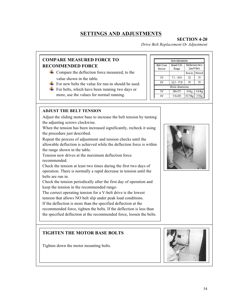 Settings and adjustments | Sterlco ST500 Series Central Granulator User Manual | Page 54 / 91