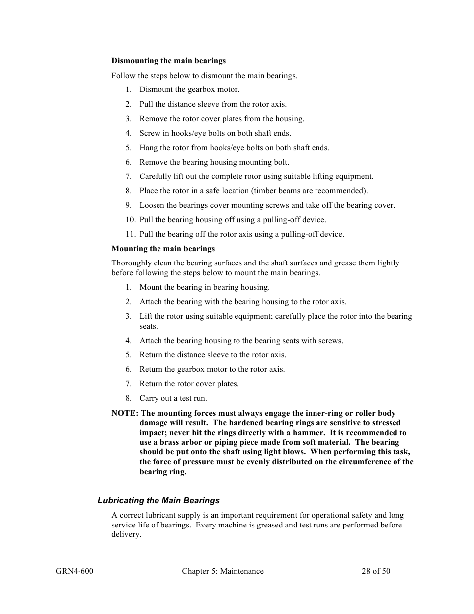 Sterlco SLS Series Light Duty Shredder User Manual | Page 28 / 50