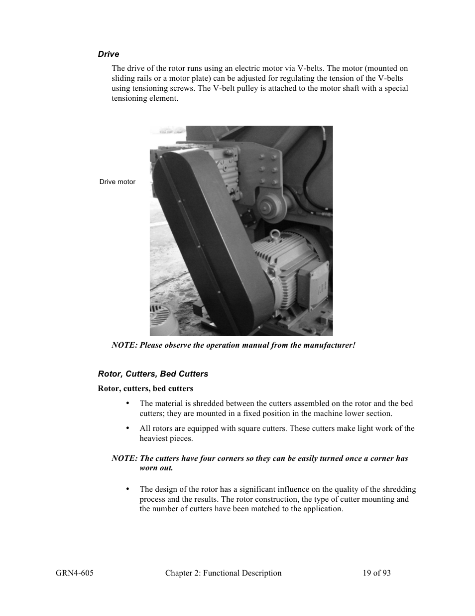 Sterlco SMS Series Single Shaft Shredder User Manual | Page 19 / 93