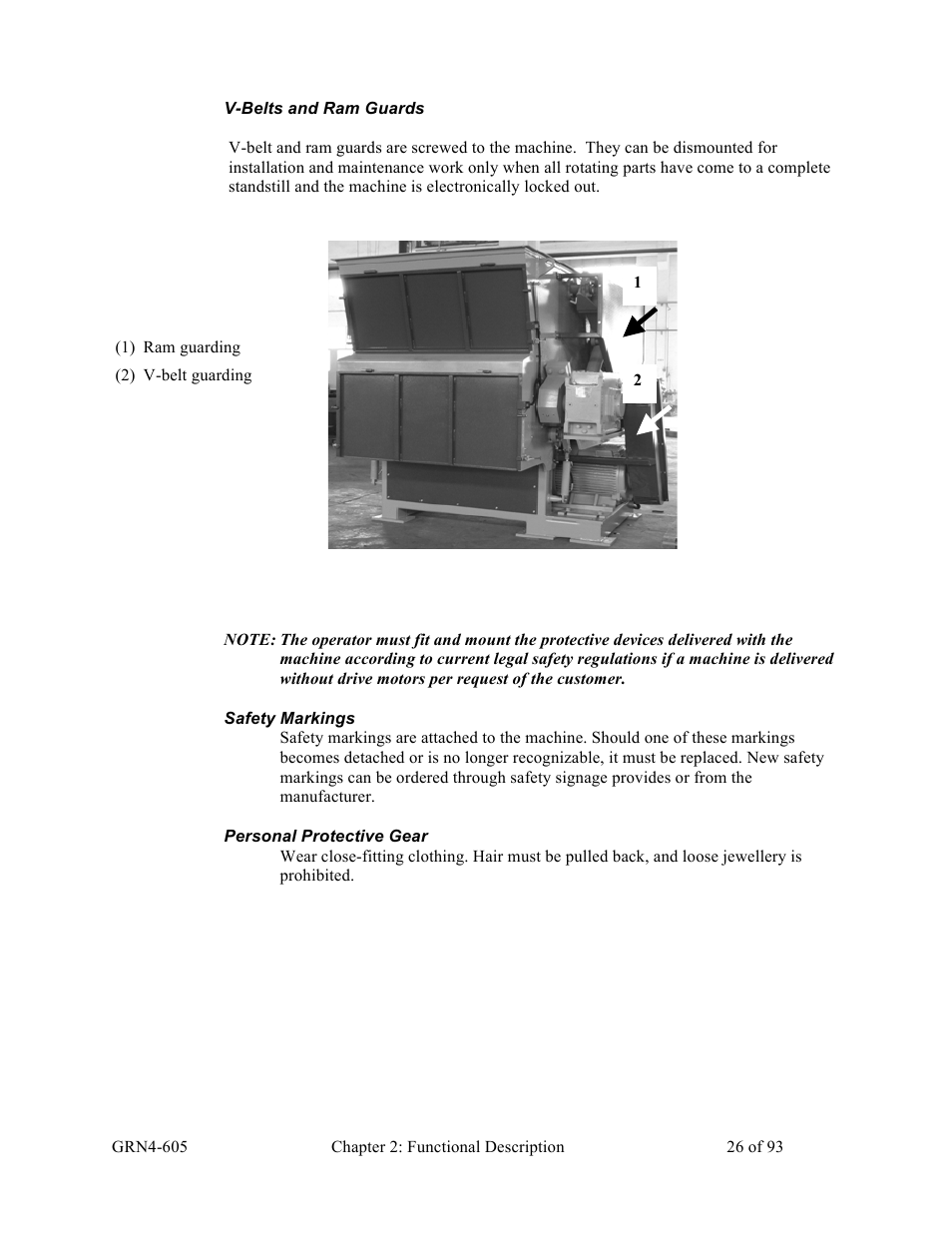 Sterlco SMS Series Single Shaft Shredder User Manual | Page 26 / 93