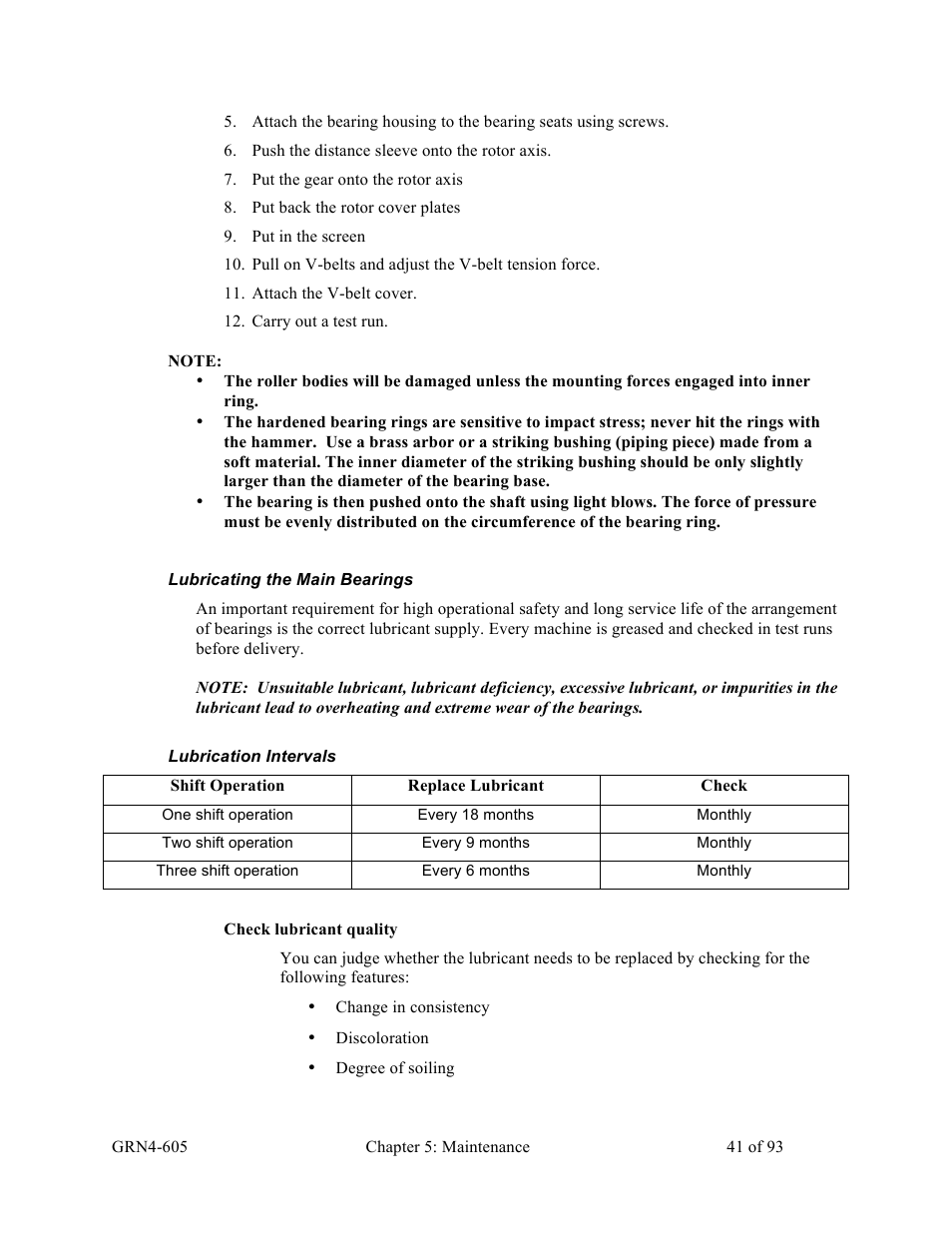 Sterlco SMS Series Single Shaft Shredder User Manual | Page 41 / 93