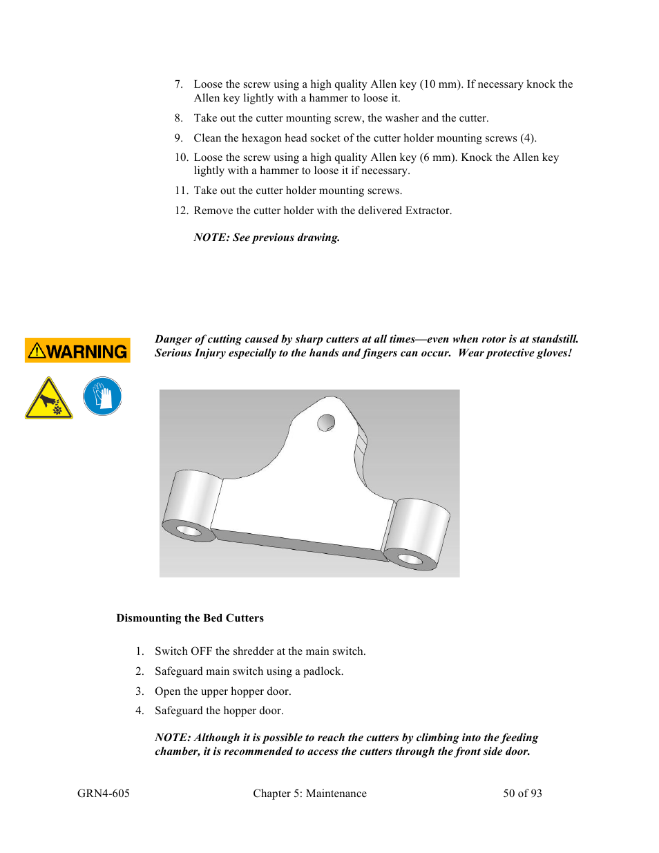 Sterlco SMS Series Single Shaft Shredder User Manual | Page 50 / 93