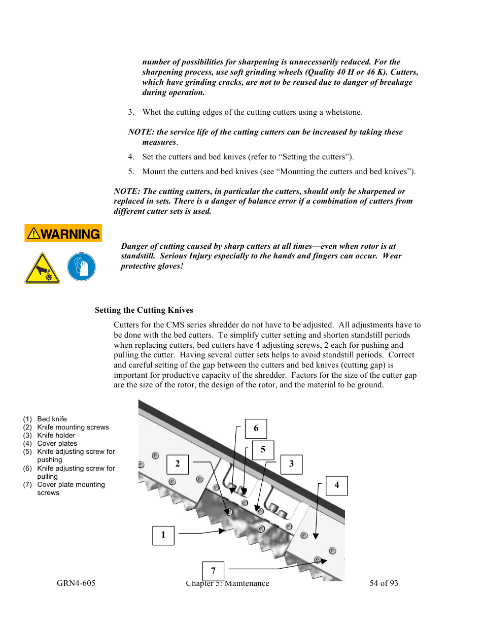 Sterlco SMS Series Single Shaft Shredder User Manual | Page 54 / 93