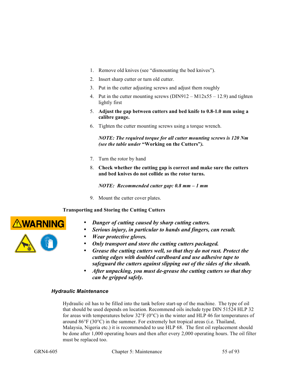 Sterlco SMS Series Single Shaft Shredder User Manual | Page 55 / 93