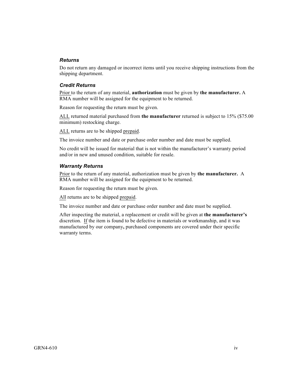 Sterlco SPS Series Pipe Shredder User Manual | Page 4 / 73