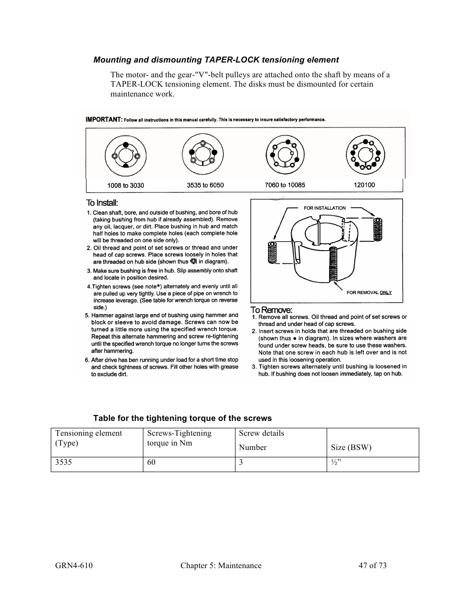 Sterlco SPS Series Pipe Shredder User Manual | Page 47 / 73