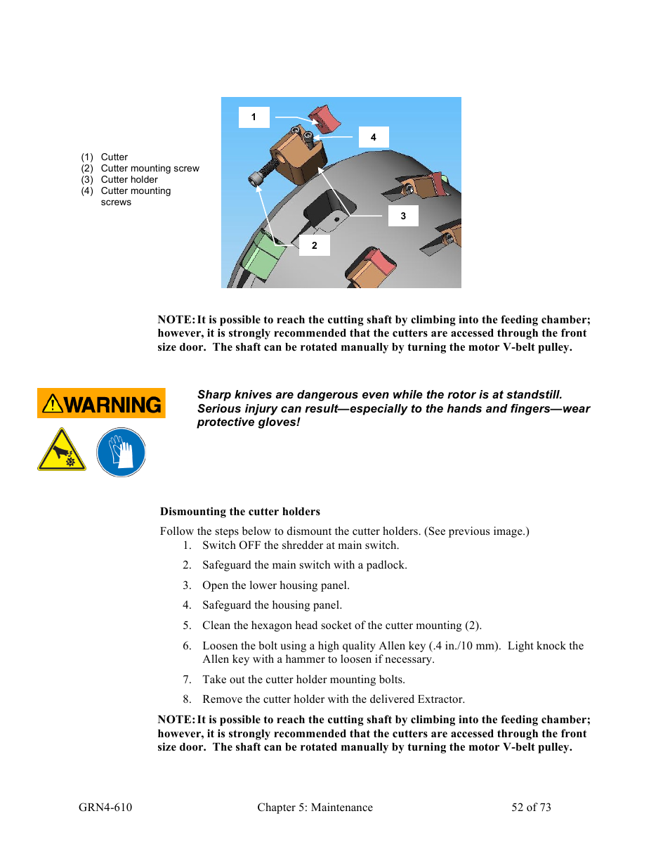 Sterlco SPS Series Pipe Shredder User Manual | Page 52 / 73