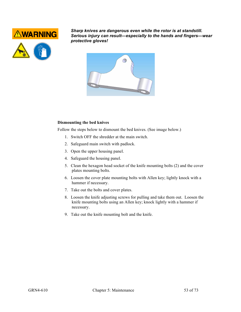 Sterlco SPS Series Pipe Shredder User Manual | Page 53 / 73