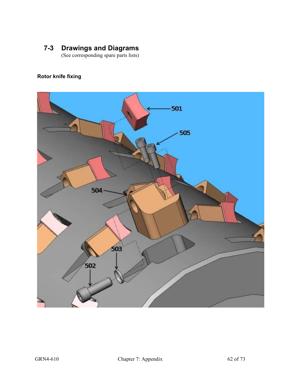 3 drawings and diagrams | Sterlco SPS Series Pipe Shredder User Manual | Page 62 / 73