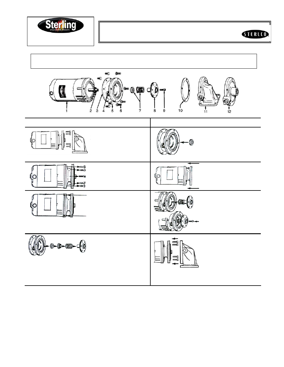 Removal of old seal assembly, Installation of new seal assembly, Operation & installation | Sterlco 4300 Series Stainless Steel Condensate Pumps User Manual | Page 5 / 10