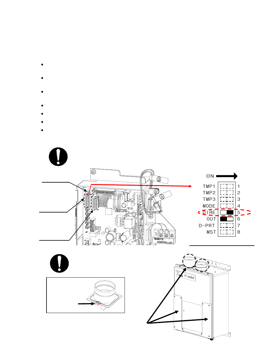 Direct intake vent system | Takagi T-M32 User Manual | Page 10 / 52