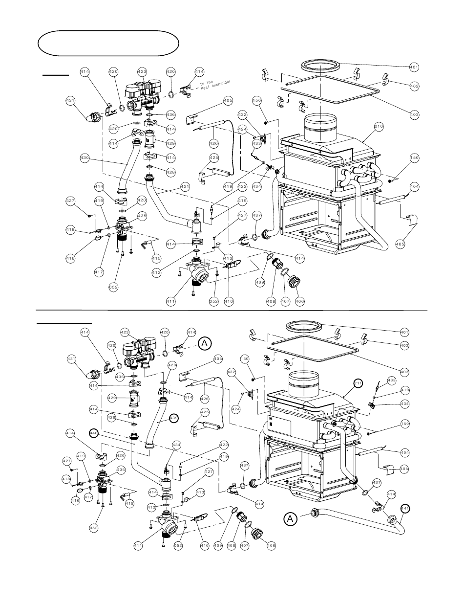 Water way assembly, T-m32 asme t-m32 | Takagi T-M32 User Manual | Page 48 / 52
