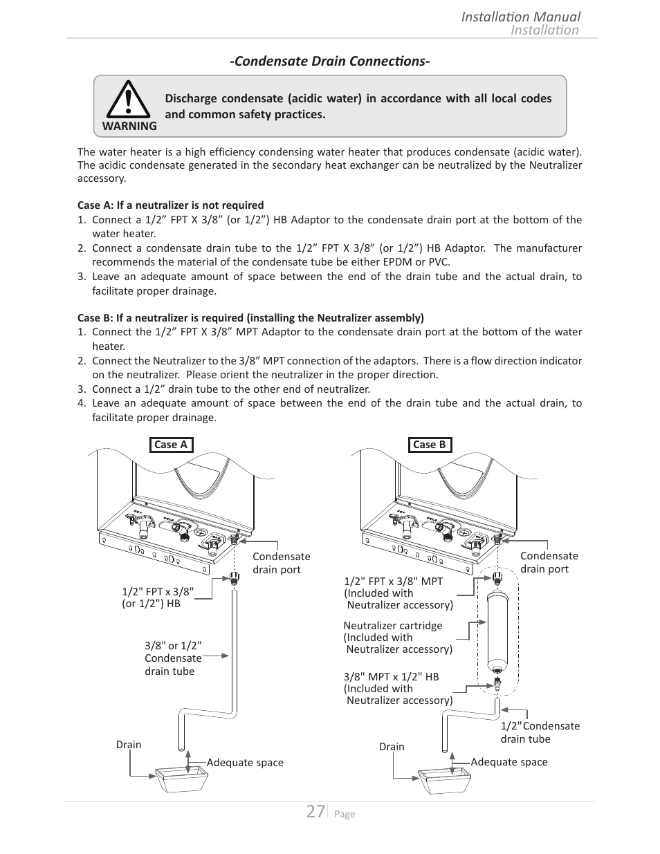 State GTS-240-NIH User Manual | Page 27 / 64