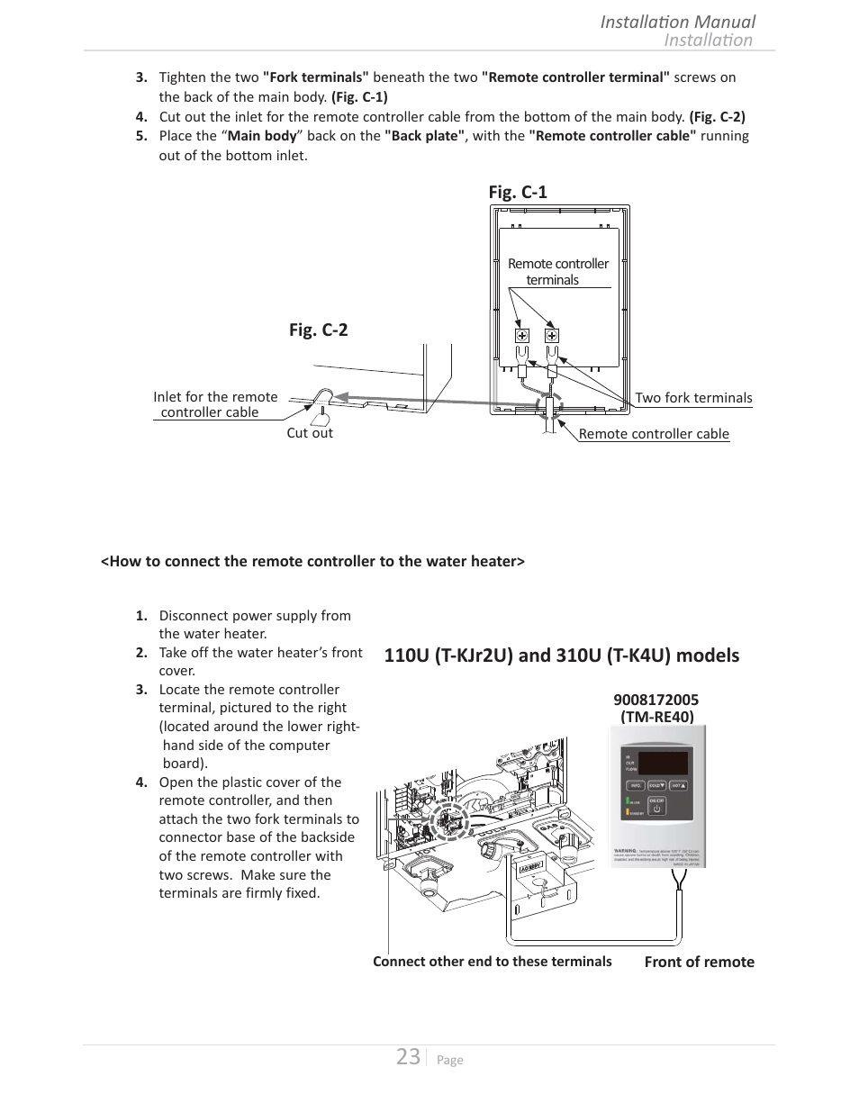 Takagi T-D2U User Manual | Page 23 / 56