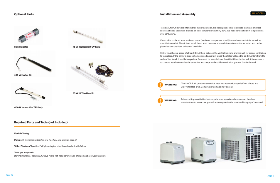 Installation and assembly | Teco US TR5-60 User Manual | Page 6 / 13