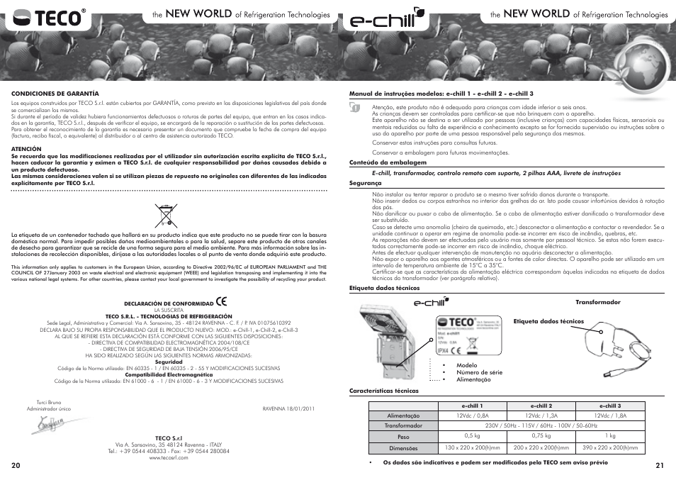 Teco US TECO e-chill 3 models User Manual | Page 13 / 24