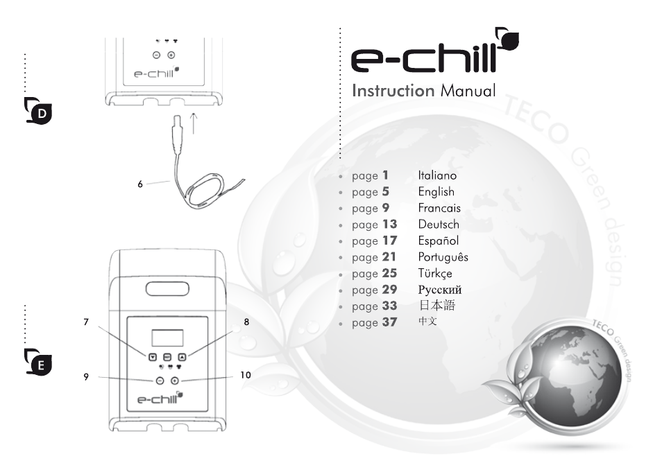 Teco US TECO e-chill 3 models User Manual | Page 2 / 24