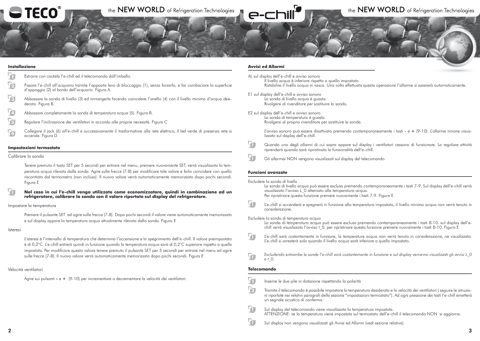 Teco US TECO e-chill 3 models User Manual | Page 4 / 24