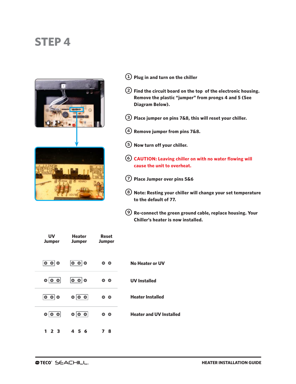 Step 4 | Teco US TR60 User Manual | Page 7 / 7