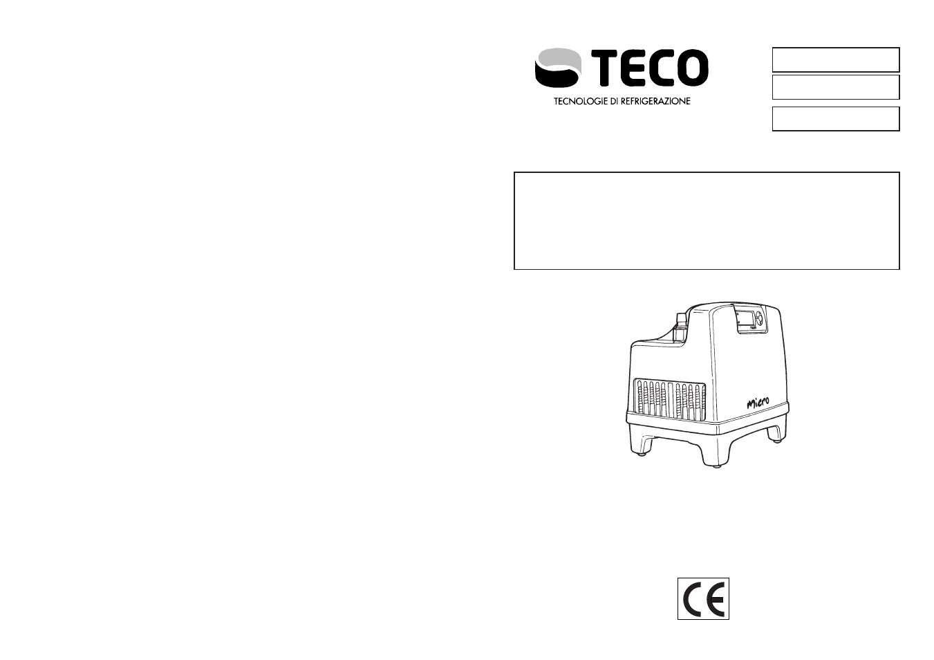 Teco US TECO Micro User Manual | 19 pages
