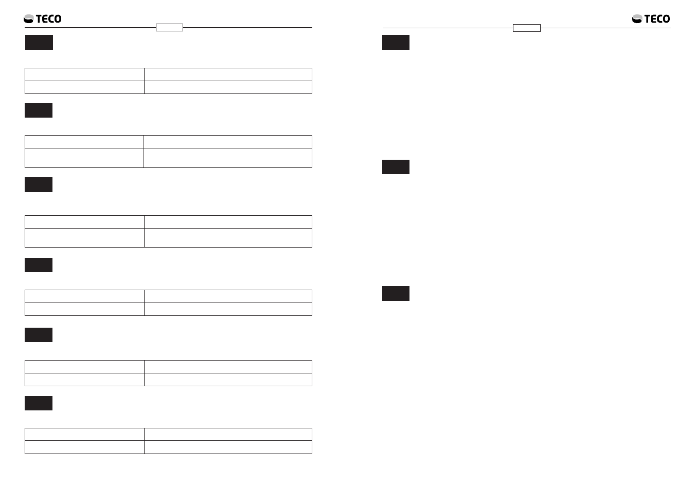 Teco US TECO Micro User Manual | Page 11 / 19