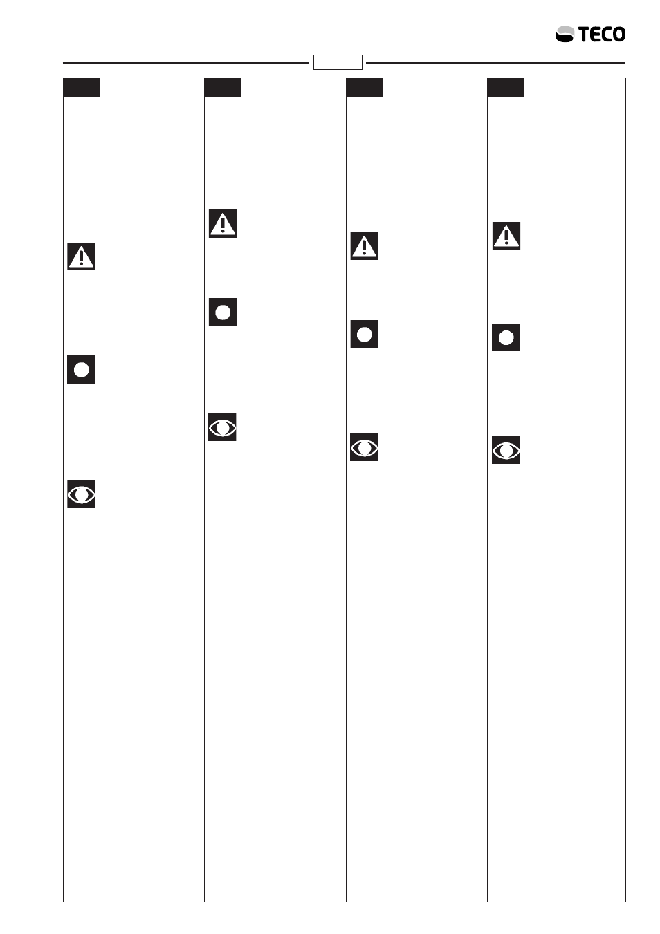 Df e p | Teco US TECO RA User Manual | Page 25 / 60