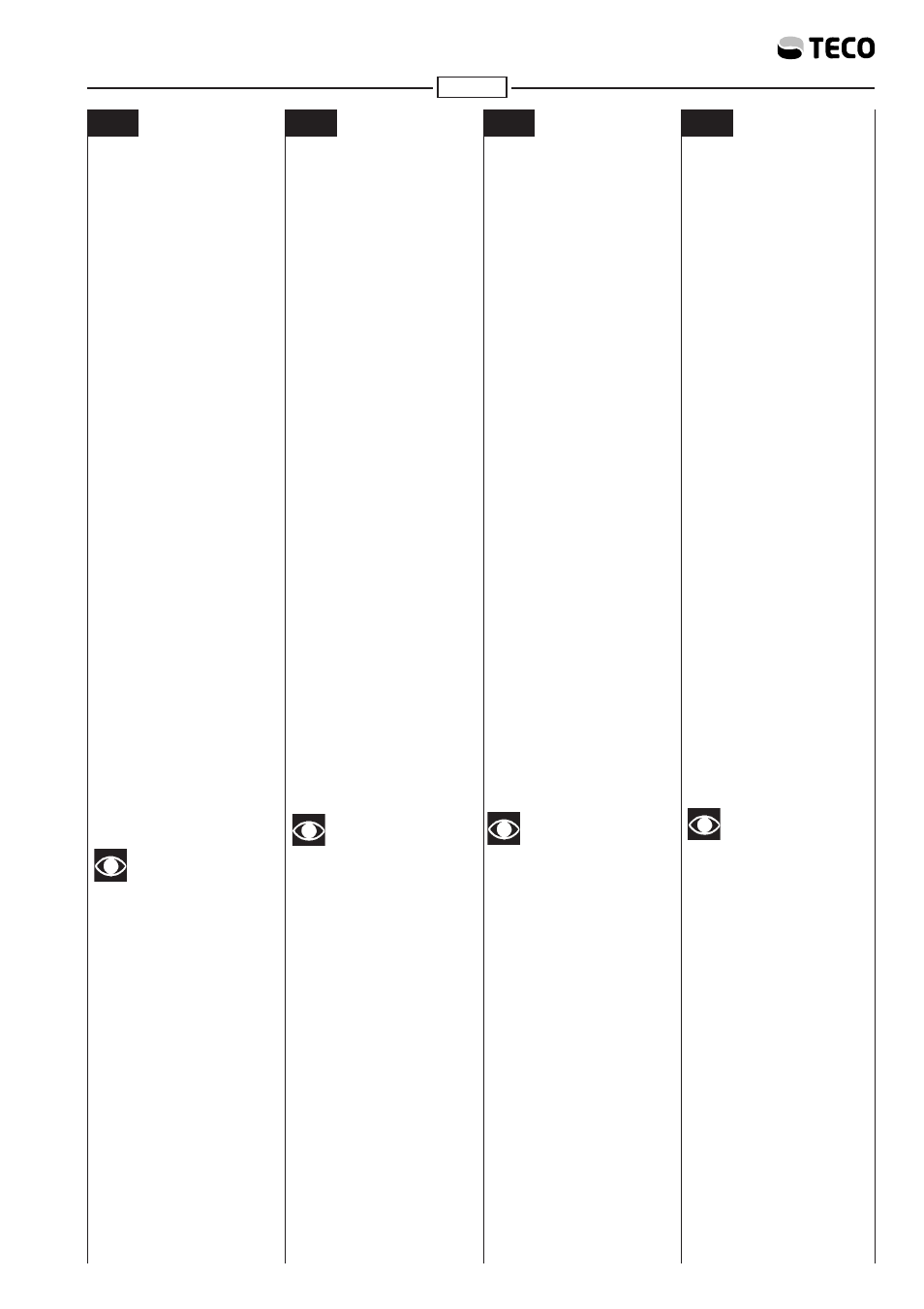 Df e p | Teco US TECO RA User Manual | Page 27 / 60