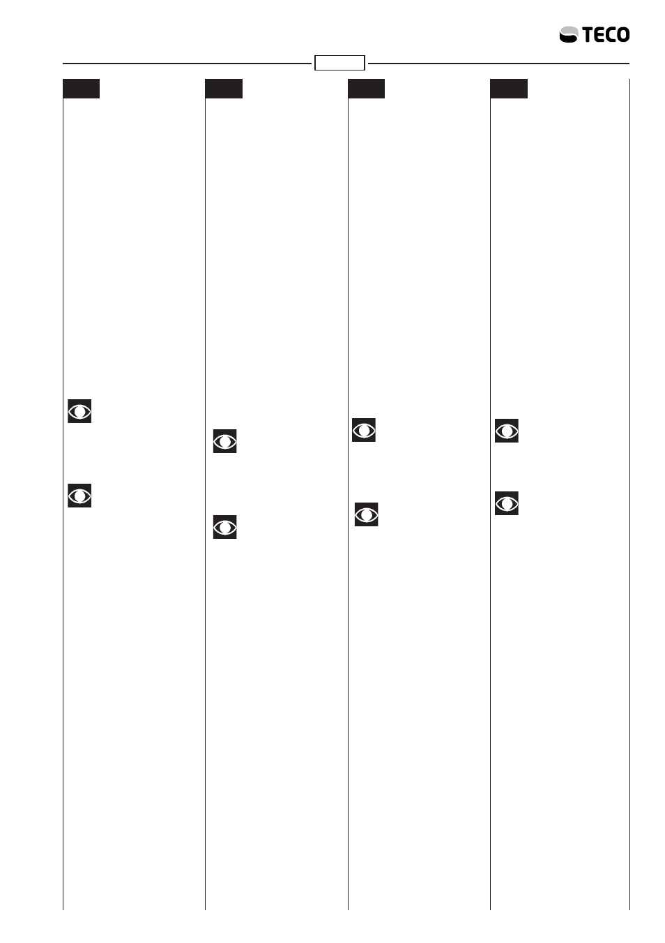 Df e p | Teco US TECO RA User Manual | Page 37 / 60