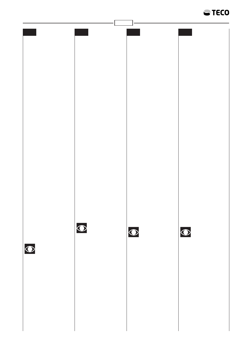Df e p | Teco US TECO RA User Manual | Page 43 / 60