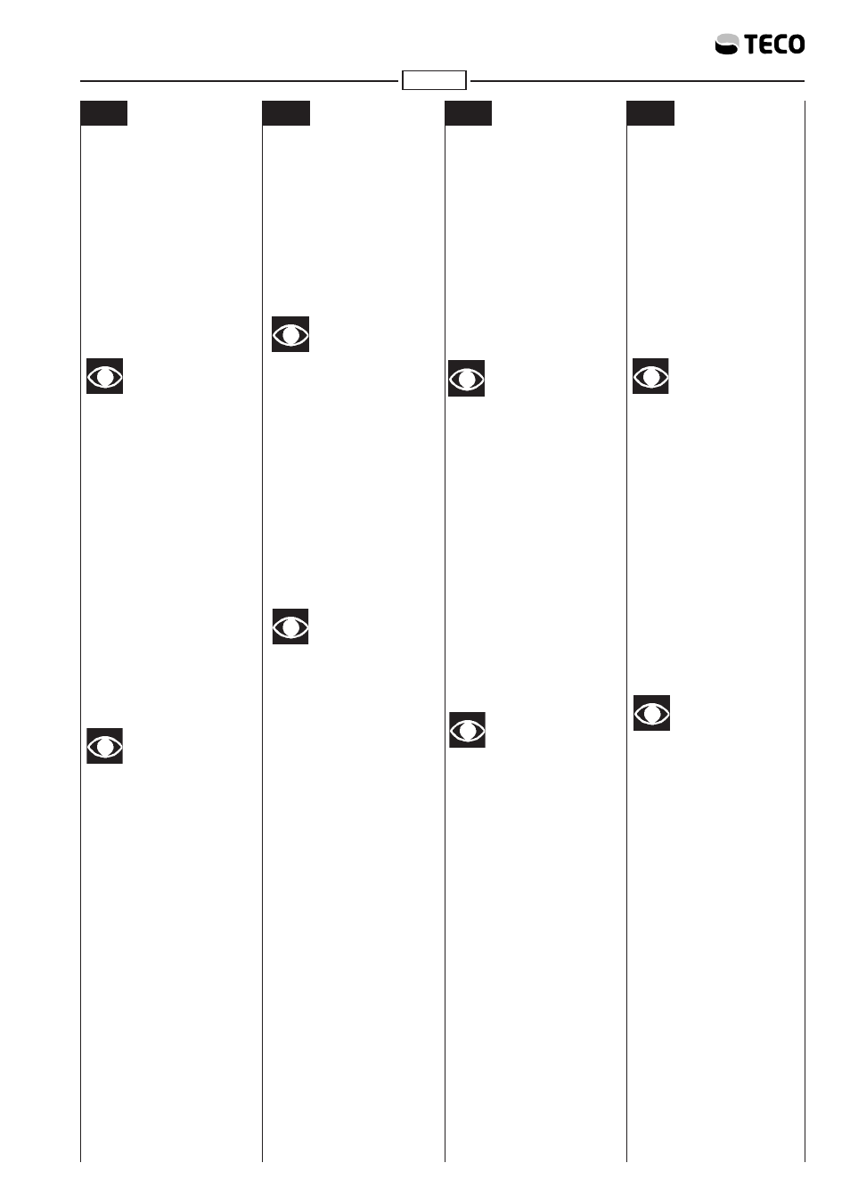 Df e p | Teco US TECO RA User Manual | Page 45 / 60