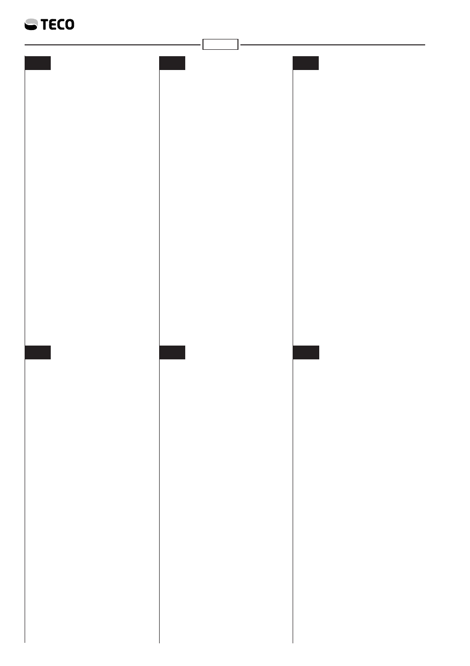 Teco US TECO RA User Manual | Page 56 / 60