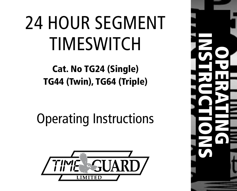 Timeguard TG24B User Manual | 8 pages