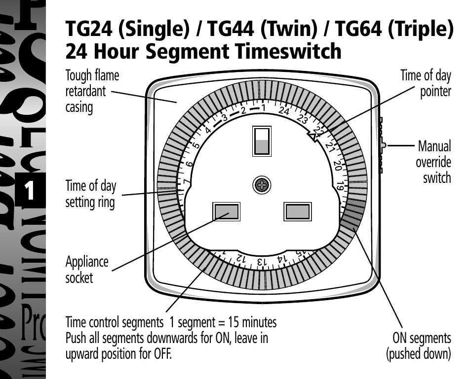 Timeguard TG24B User Manual | Page 2 / 8