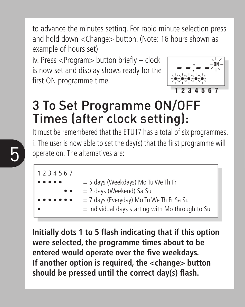 Timeguard ETU17 User Manual | Page 6 / 12
