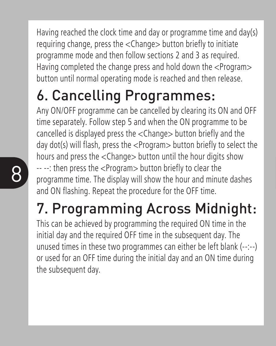 Timeguard ETU17 User Manual | Page 9 / 12