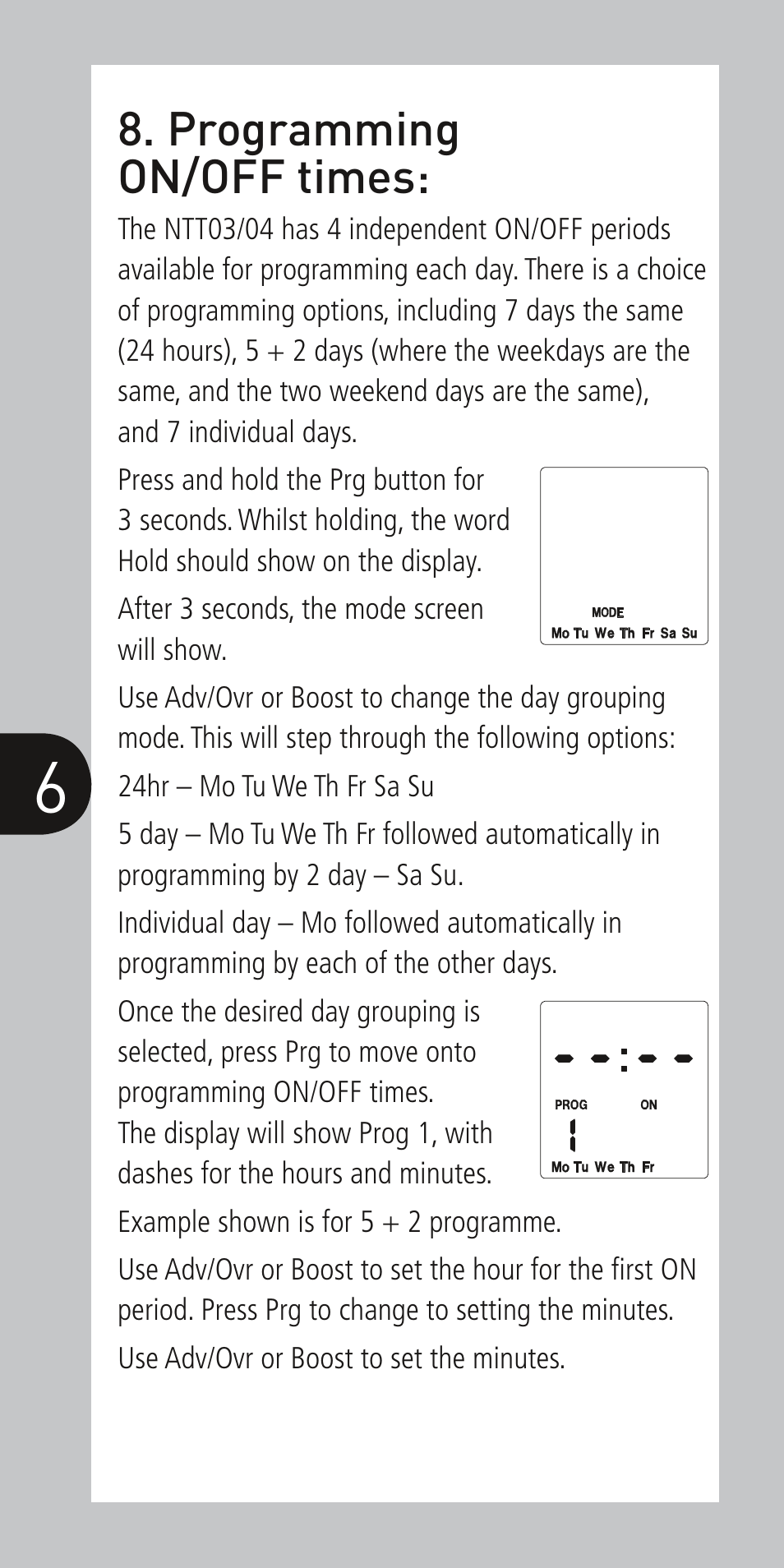 Timeguard NTT04 User Manual | Page 7 / 12