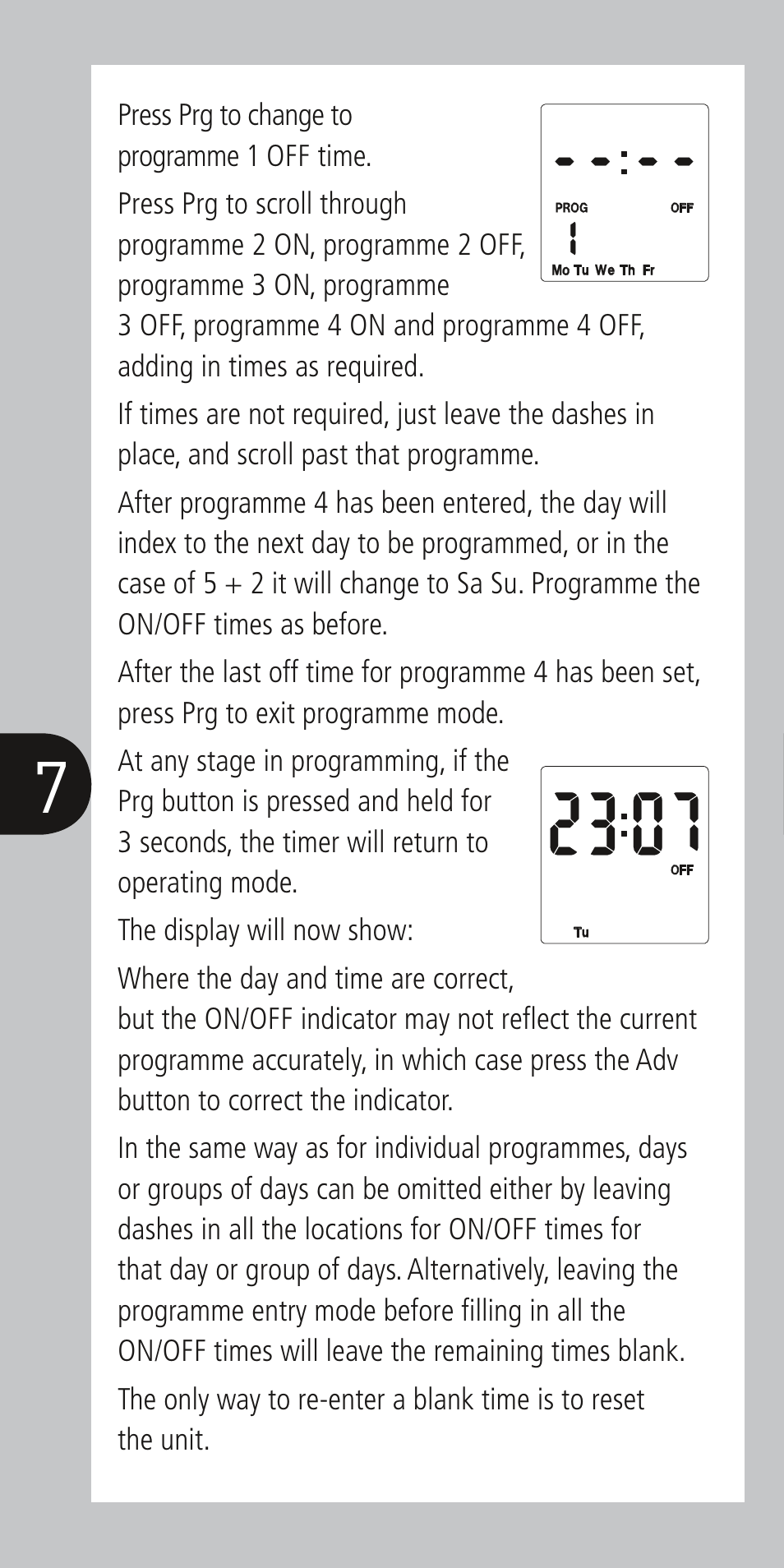 Timeguard NTT04 User Manual | Page 8 / 12