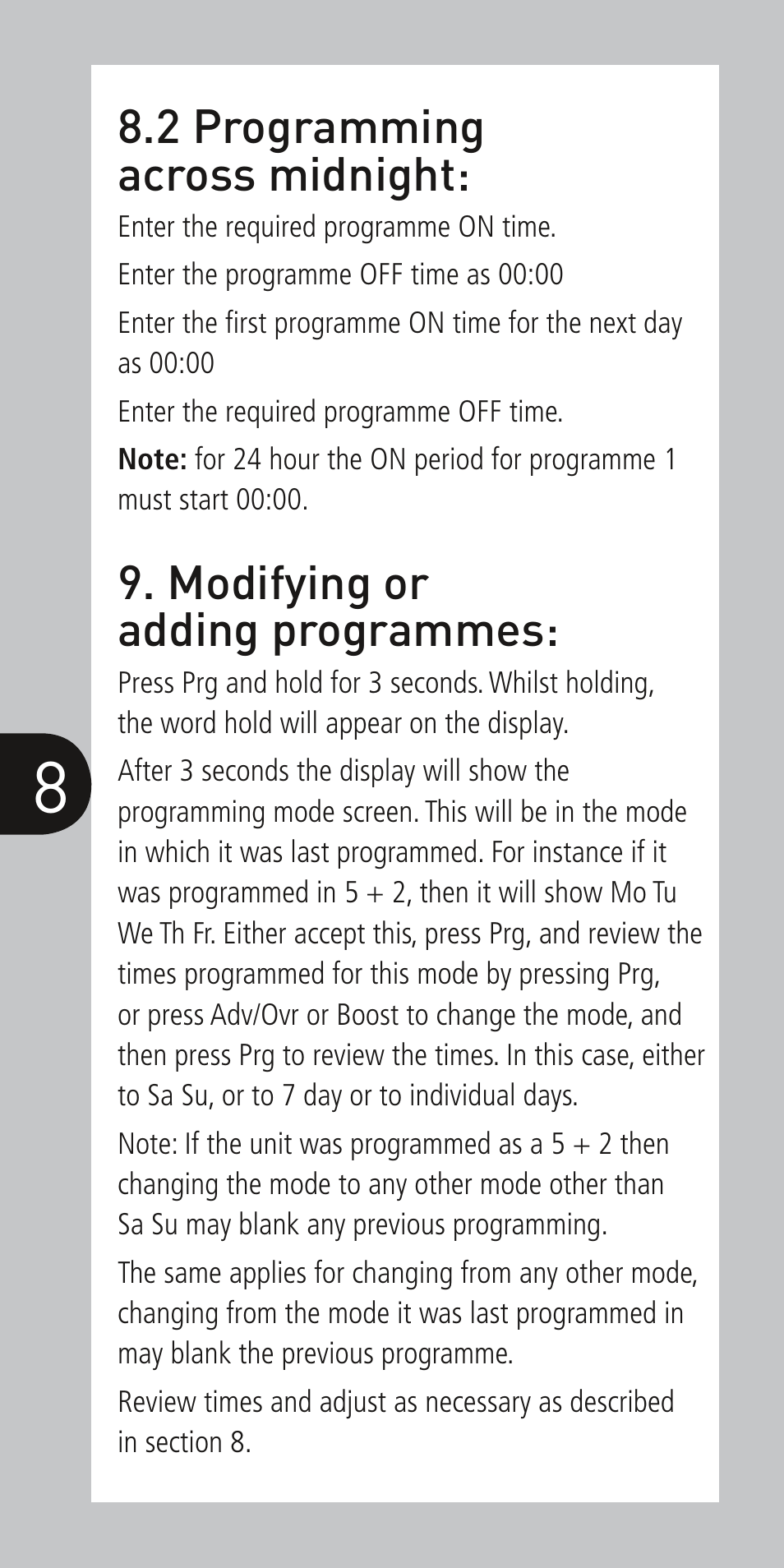 Timeguard NTT04 User Manual | Page 9 / 12