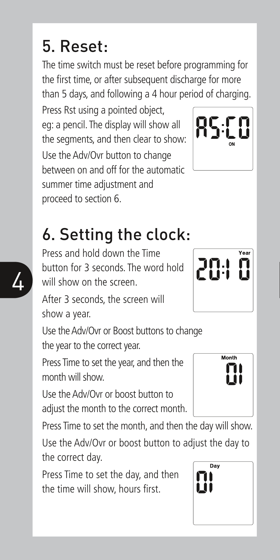 Timeguard NTT07 User Manual | Page 5 / 12