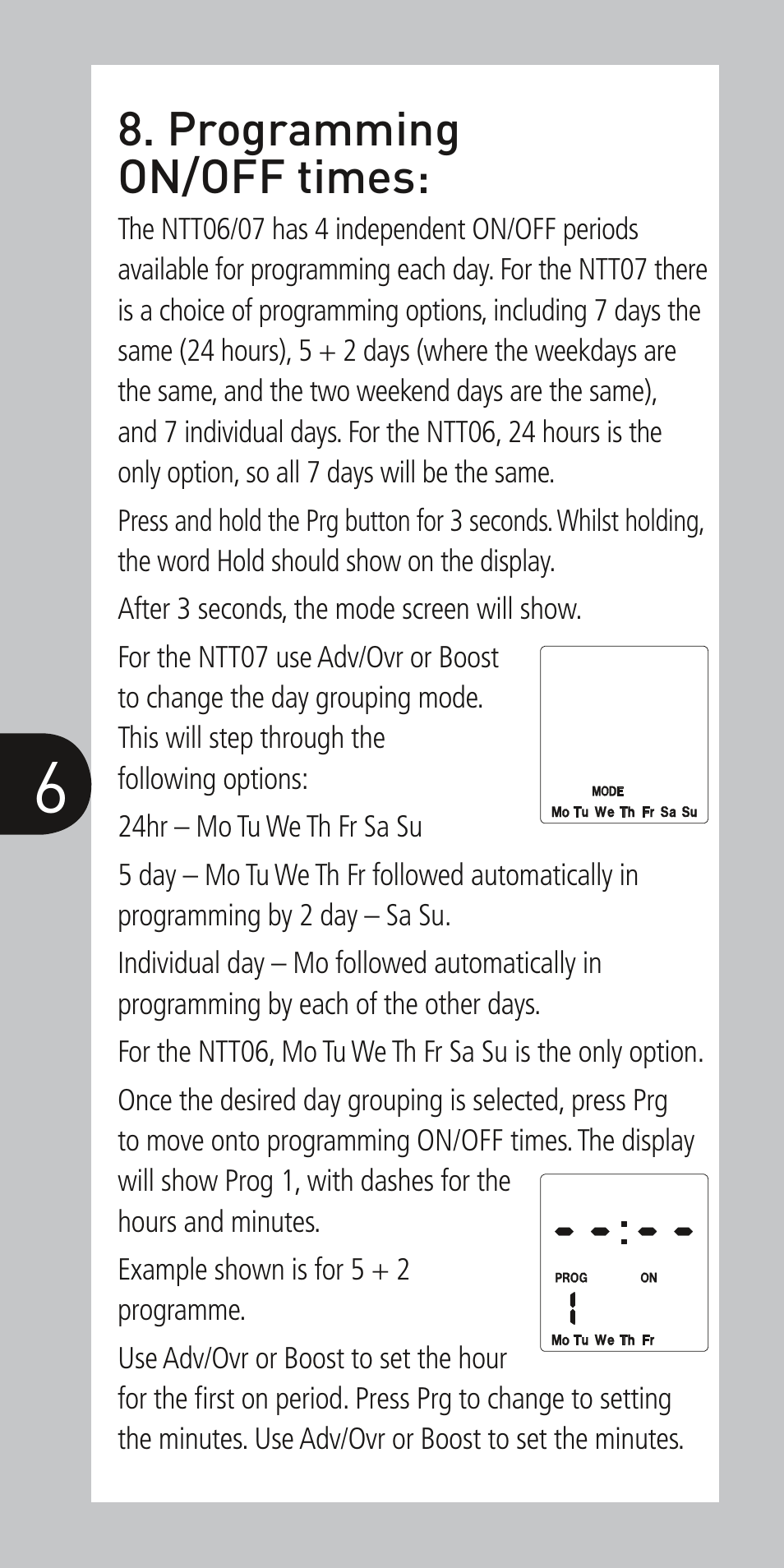 Timeguard NTT07 User Manual | Page 7 / 12