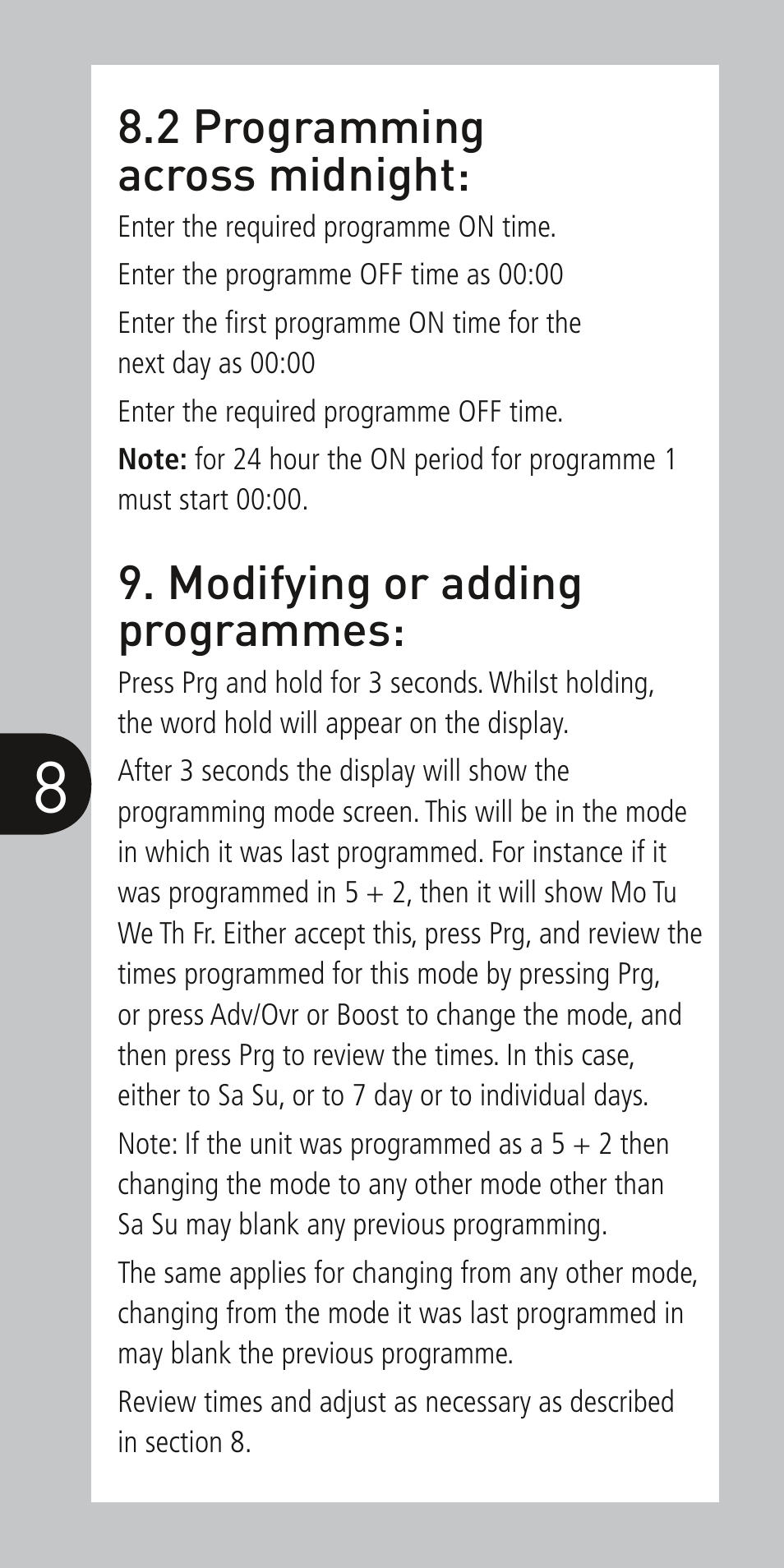 Timeguard NTT07 User Manual | Page 9 / 12